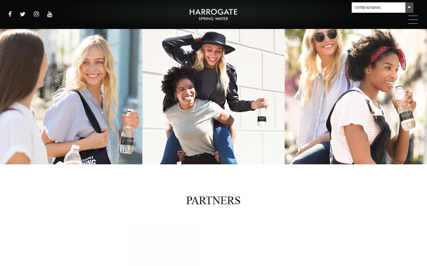 Harrogate Spring Water Website