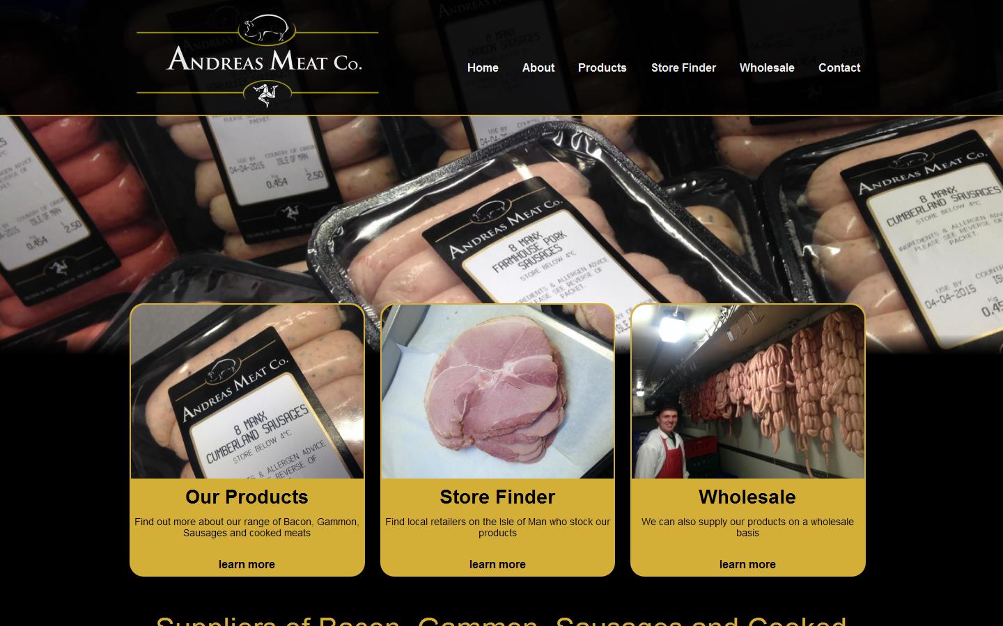 Andreas Meat Company Website