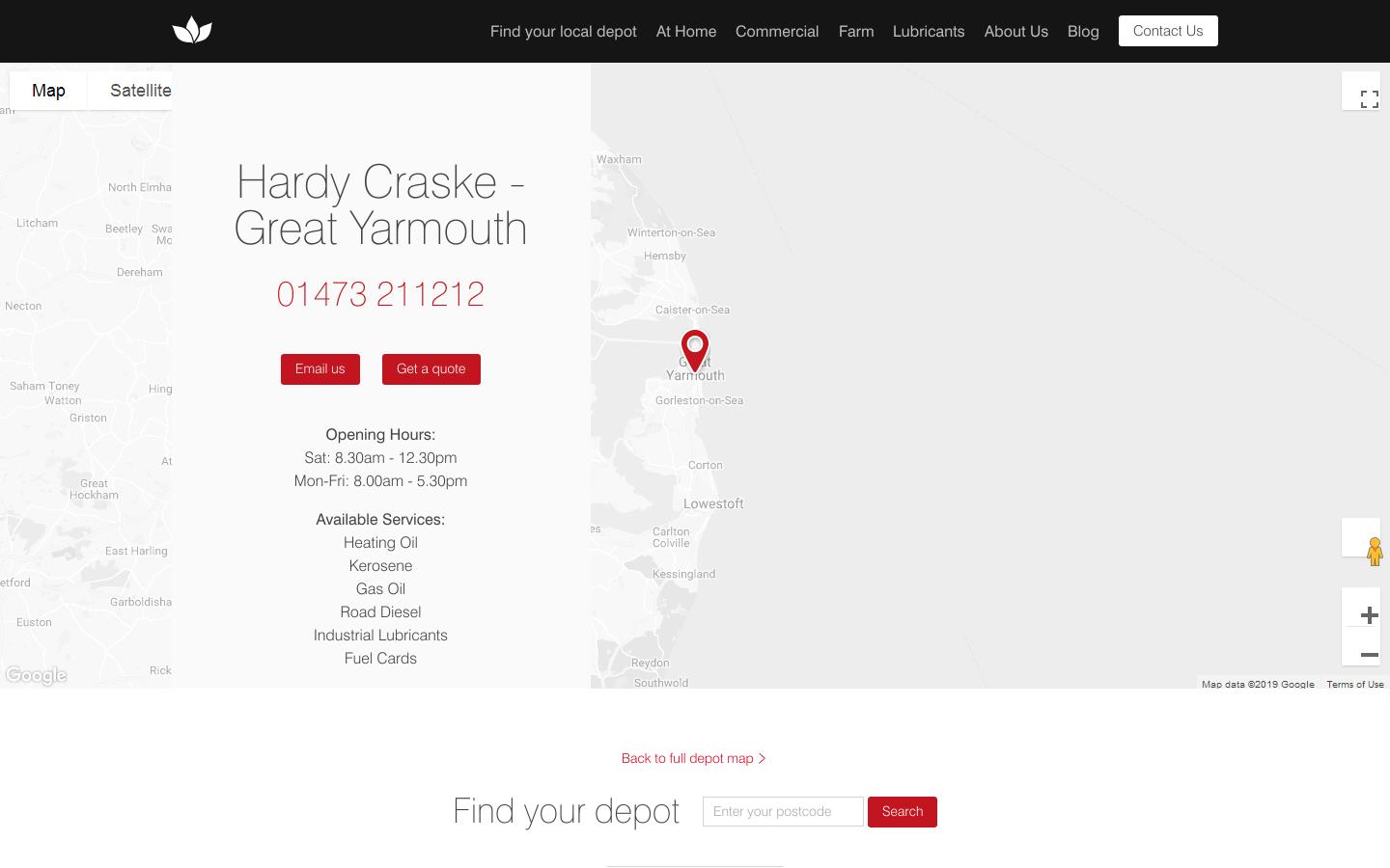 Hardy Craske Fuels Website