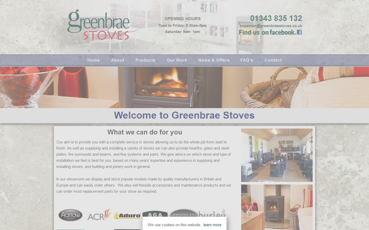 Greenbrae Stoves Website
