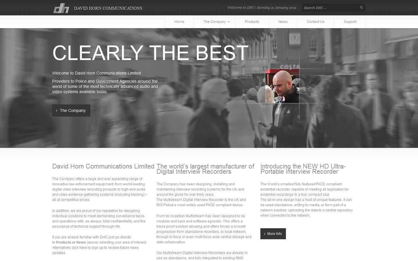 David Horn Communications Website