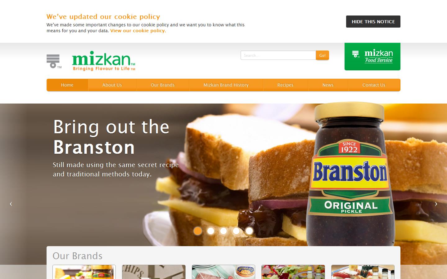 Mizkan Website