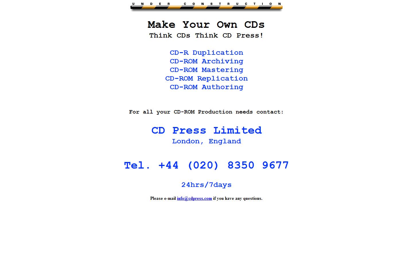 C D Press Website