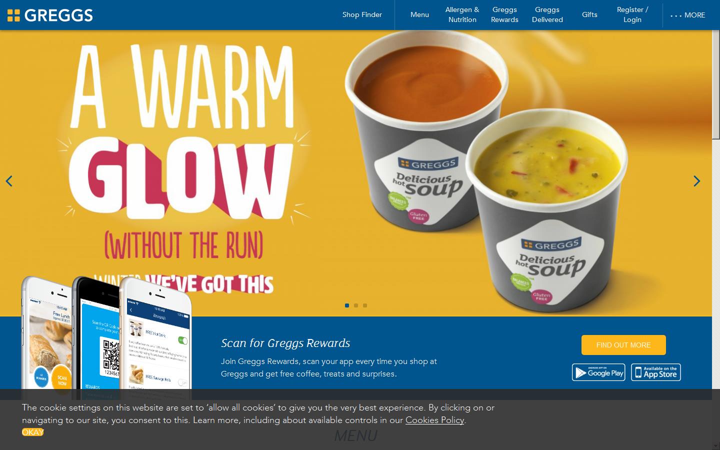 Greggs Website