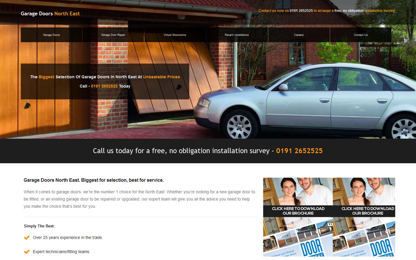 Door Centre North East Website