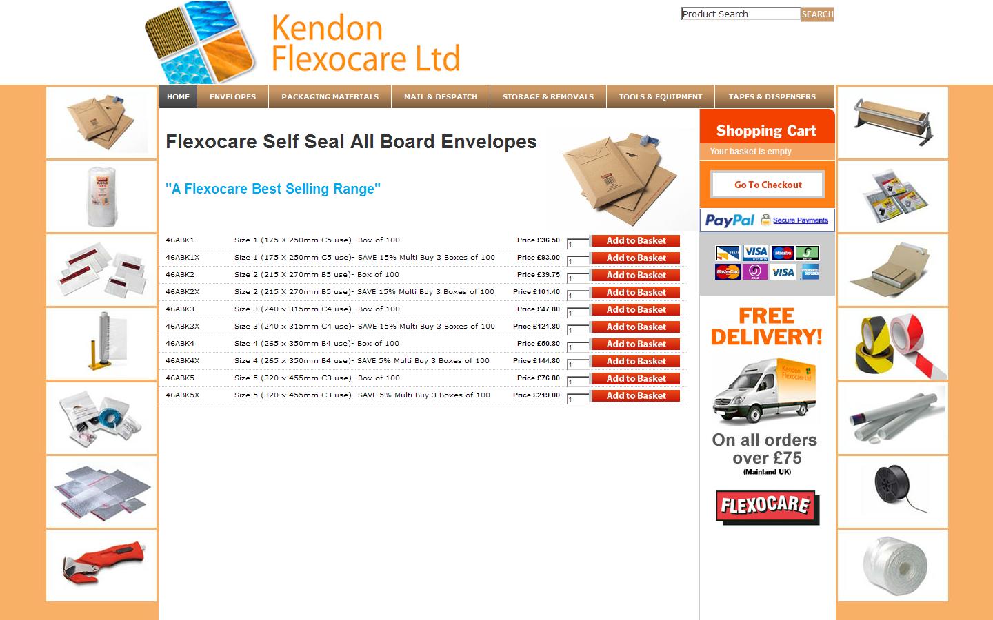 Kendon Flexocare Ltd Website