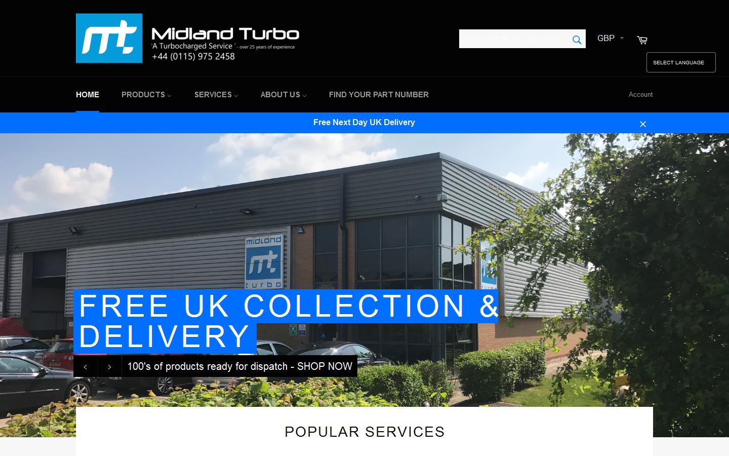 Midland Turbo Website
