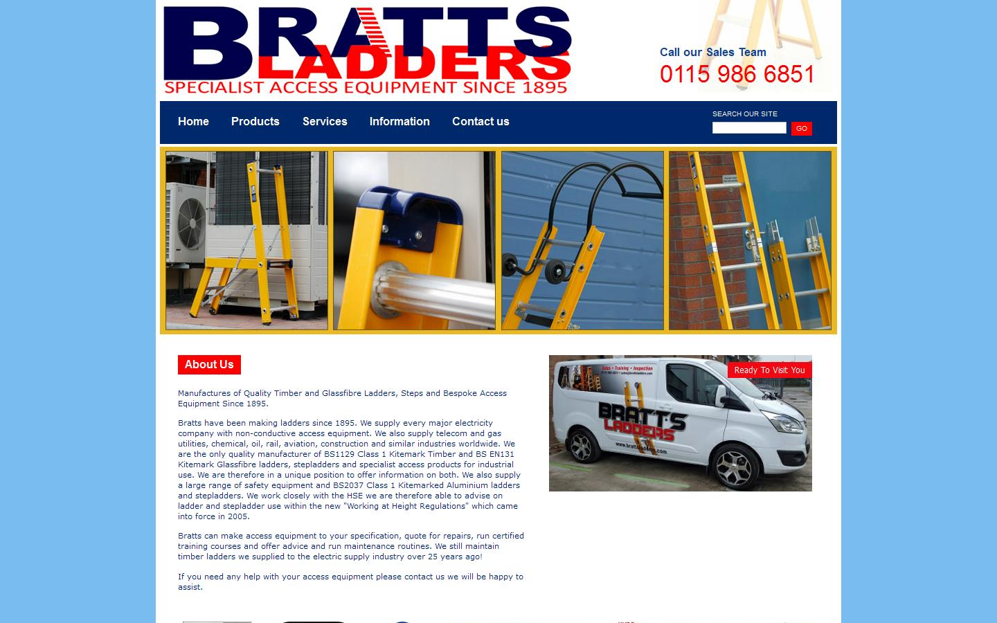 Bratts Ladders Website