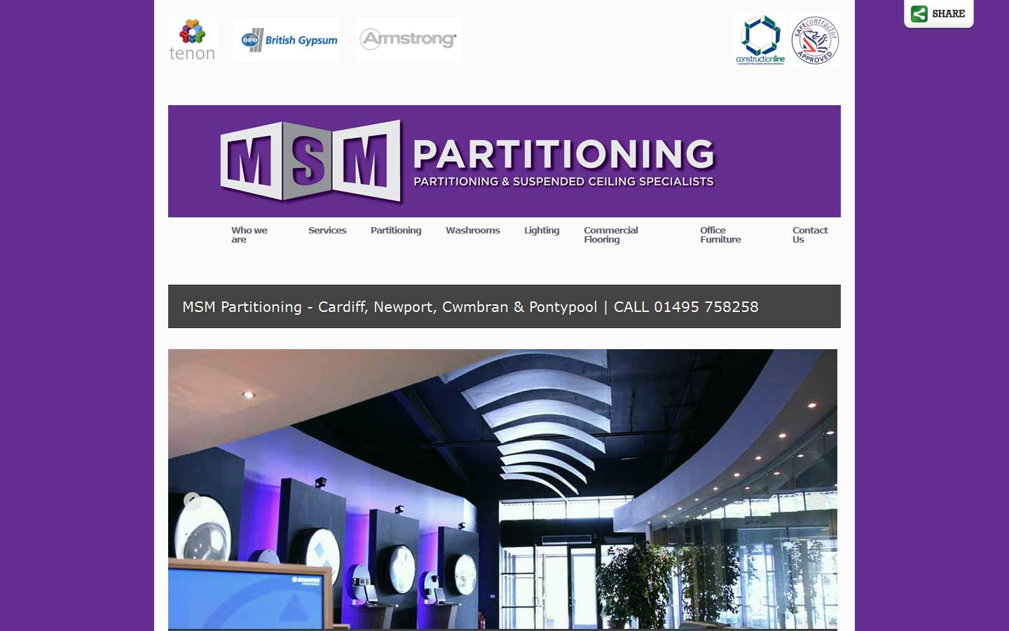 M S M Partitioning Website