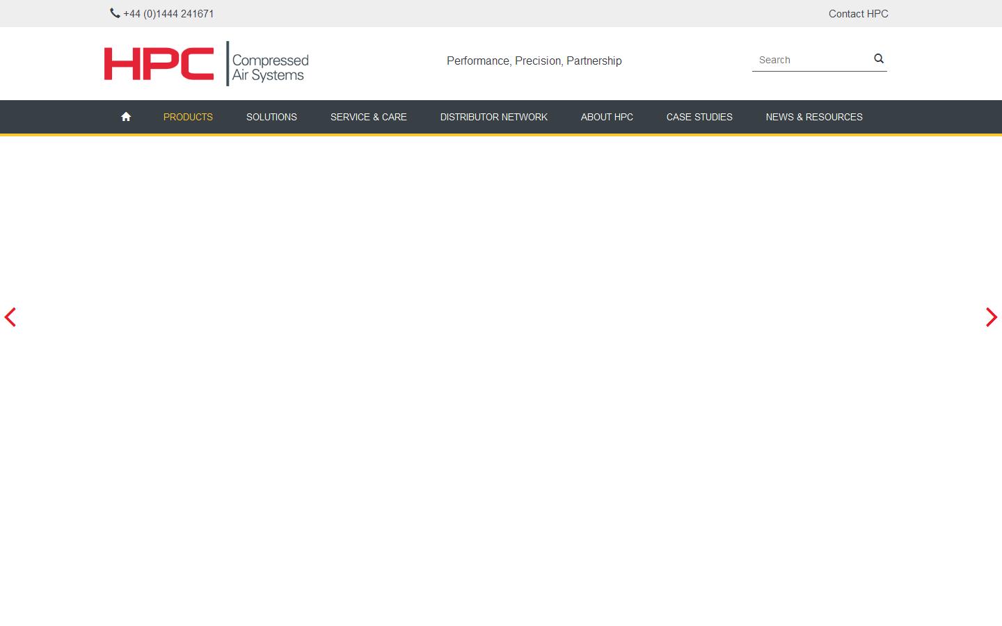 H P C Compressed Air Systems Website