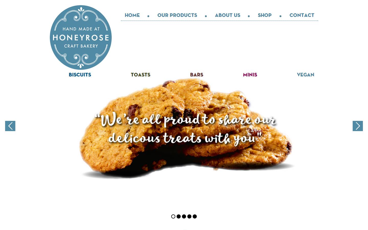 Honeyrose Bakery Website
