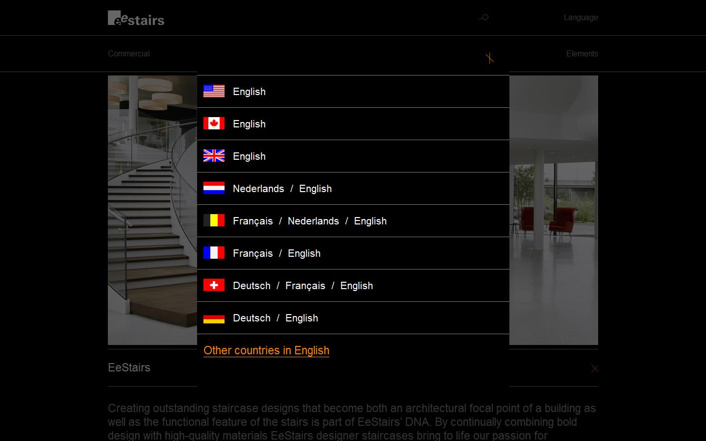 E E Glass Website
