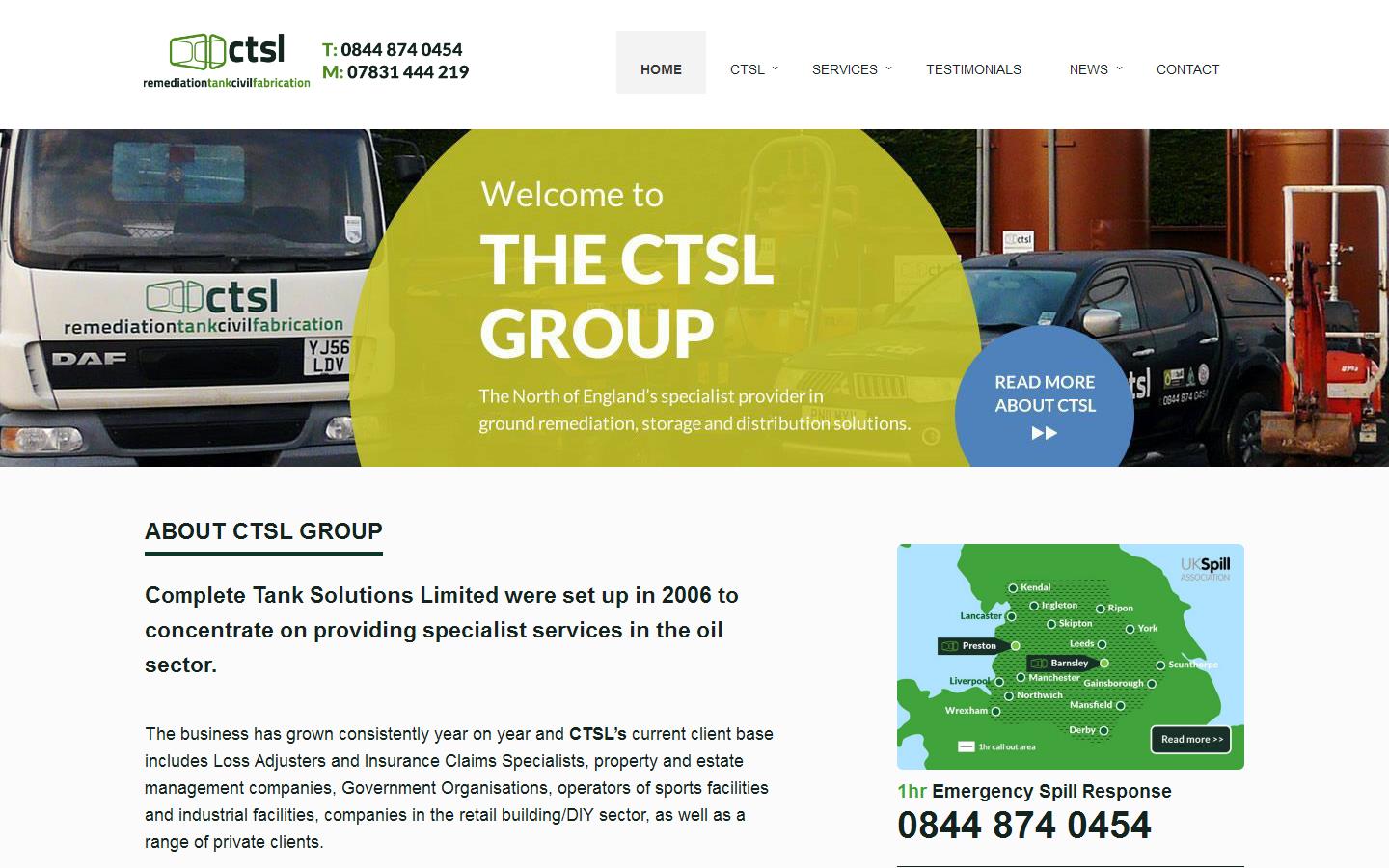 Complete Tank Solutions Website