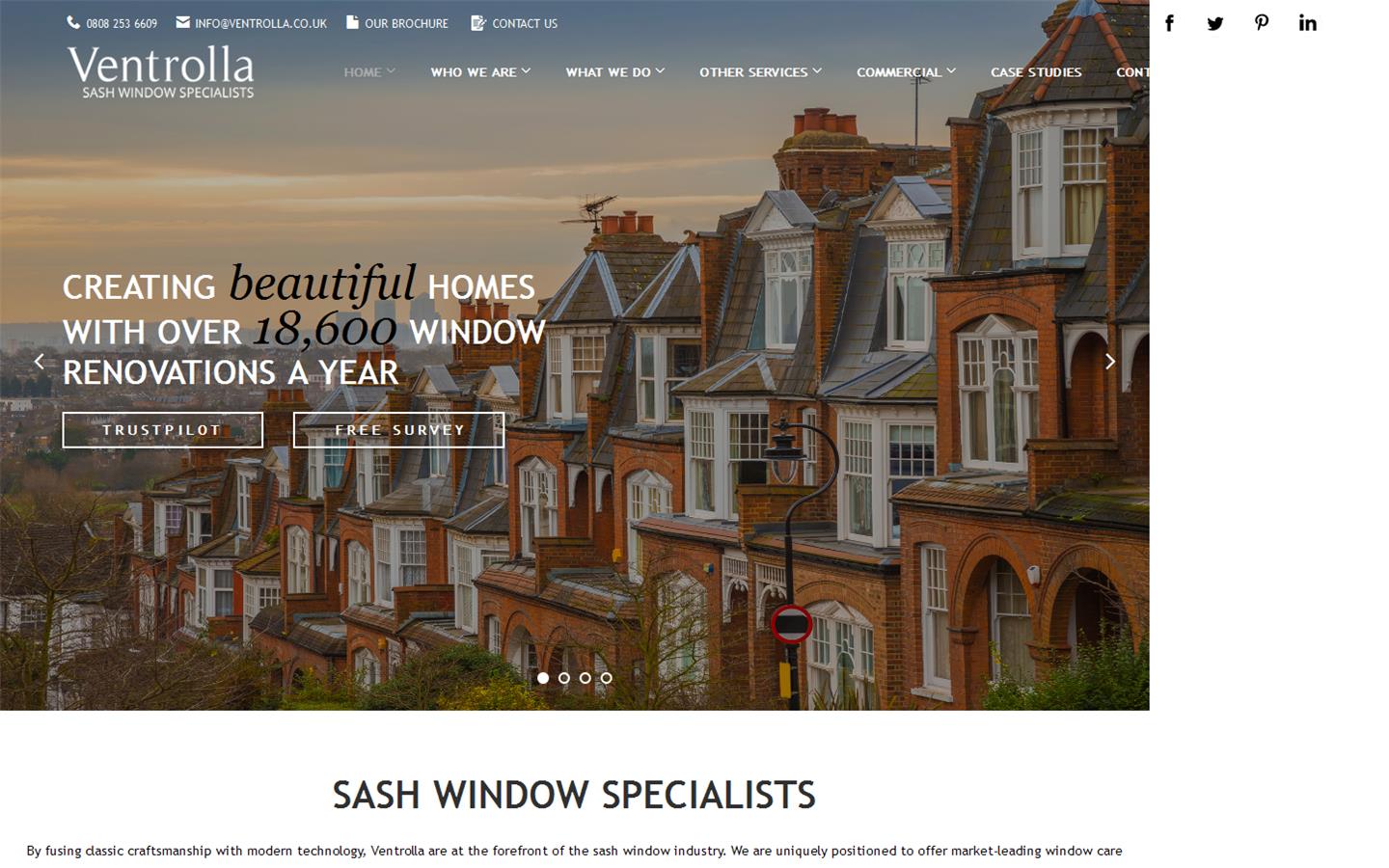 Ventrolla South East Website