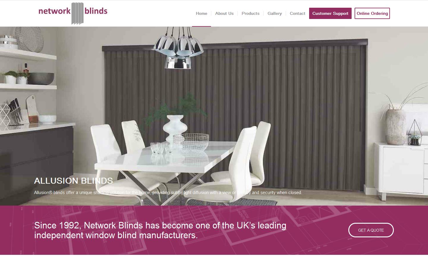 Network Blinds Website
