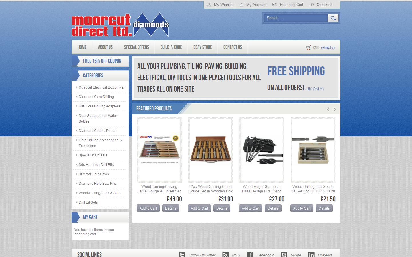 Moorcut Direct Website