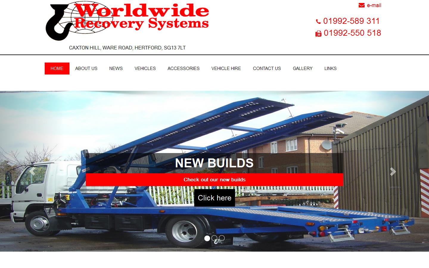 Worldwide Recovery Systems Website