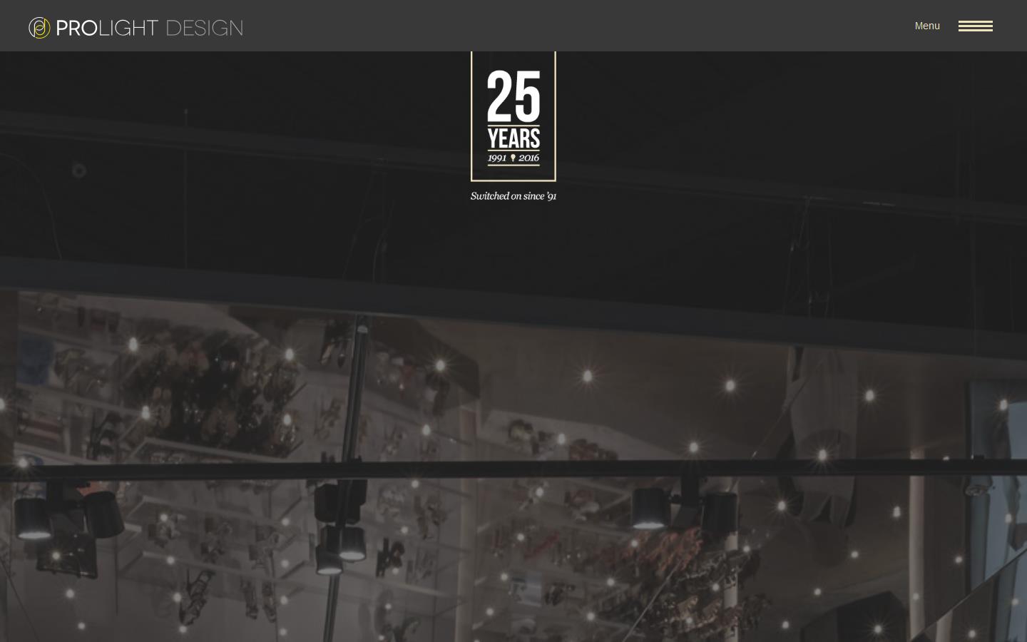 Prolight Design Website