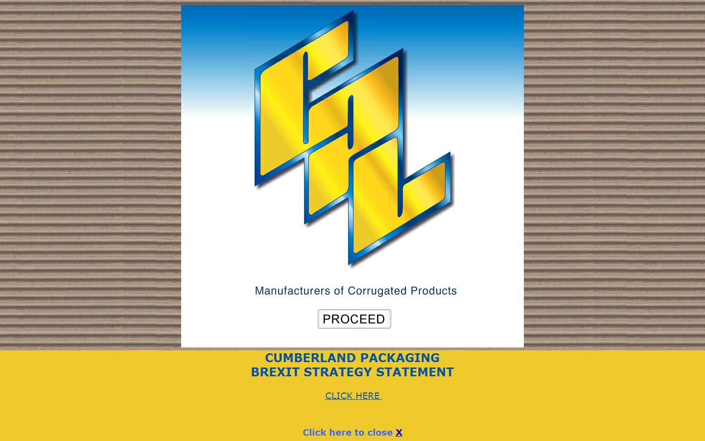 Cumberland Packaging Website