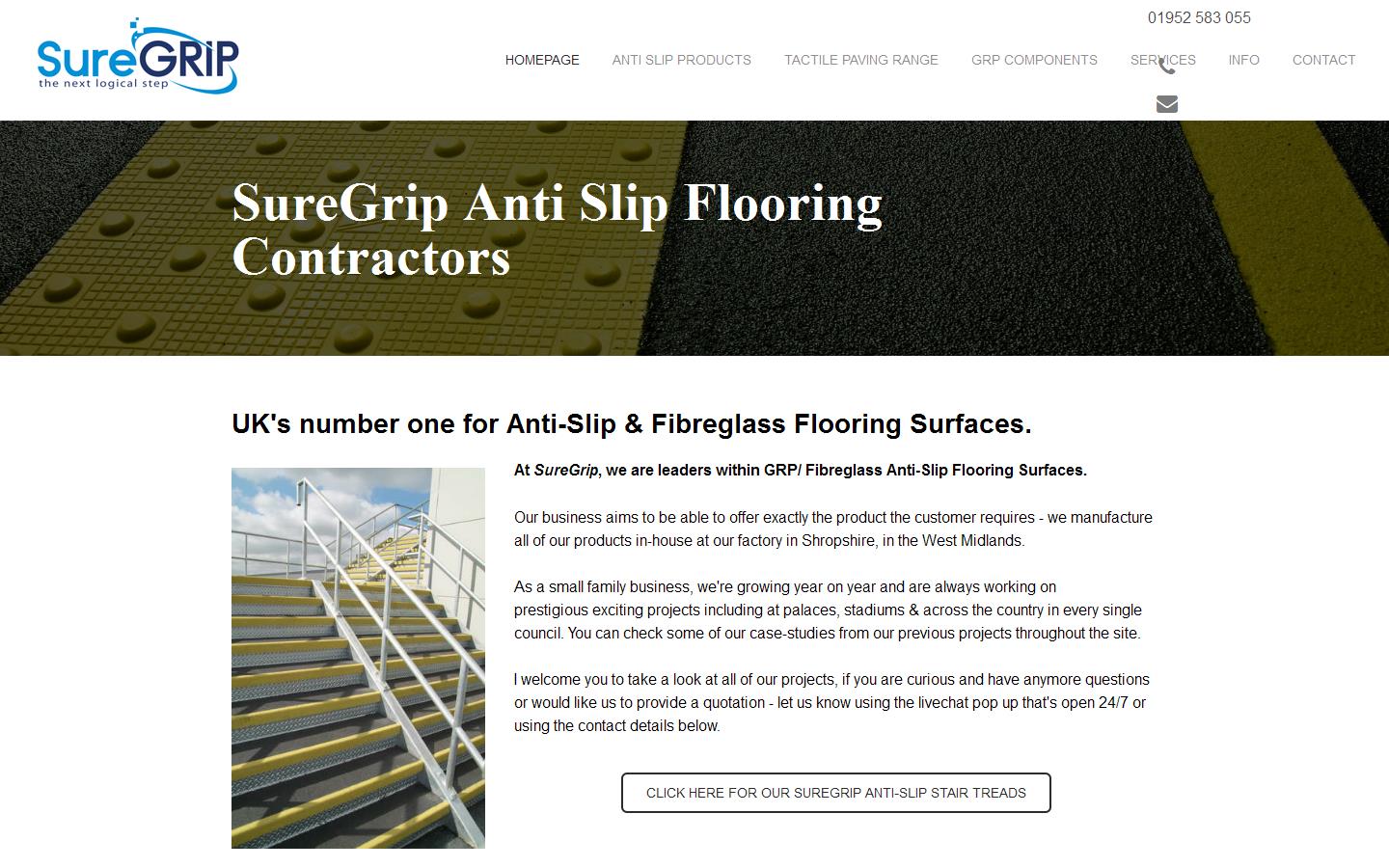 Sure Grip Ltd Website