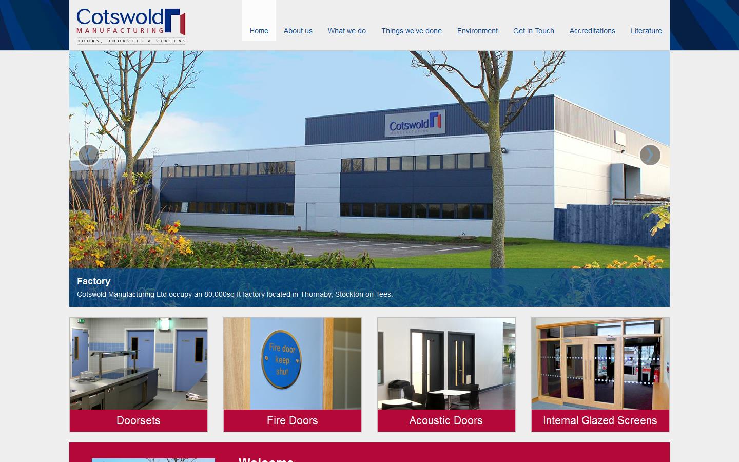 Cotswold Manufacturing Website