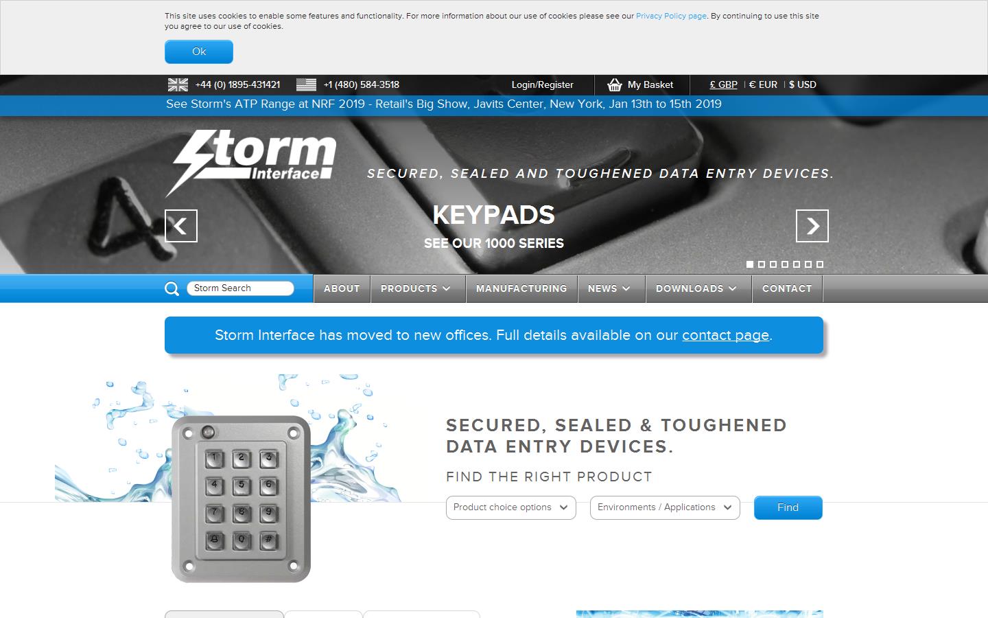 Storm Interface Website