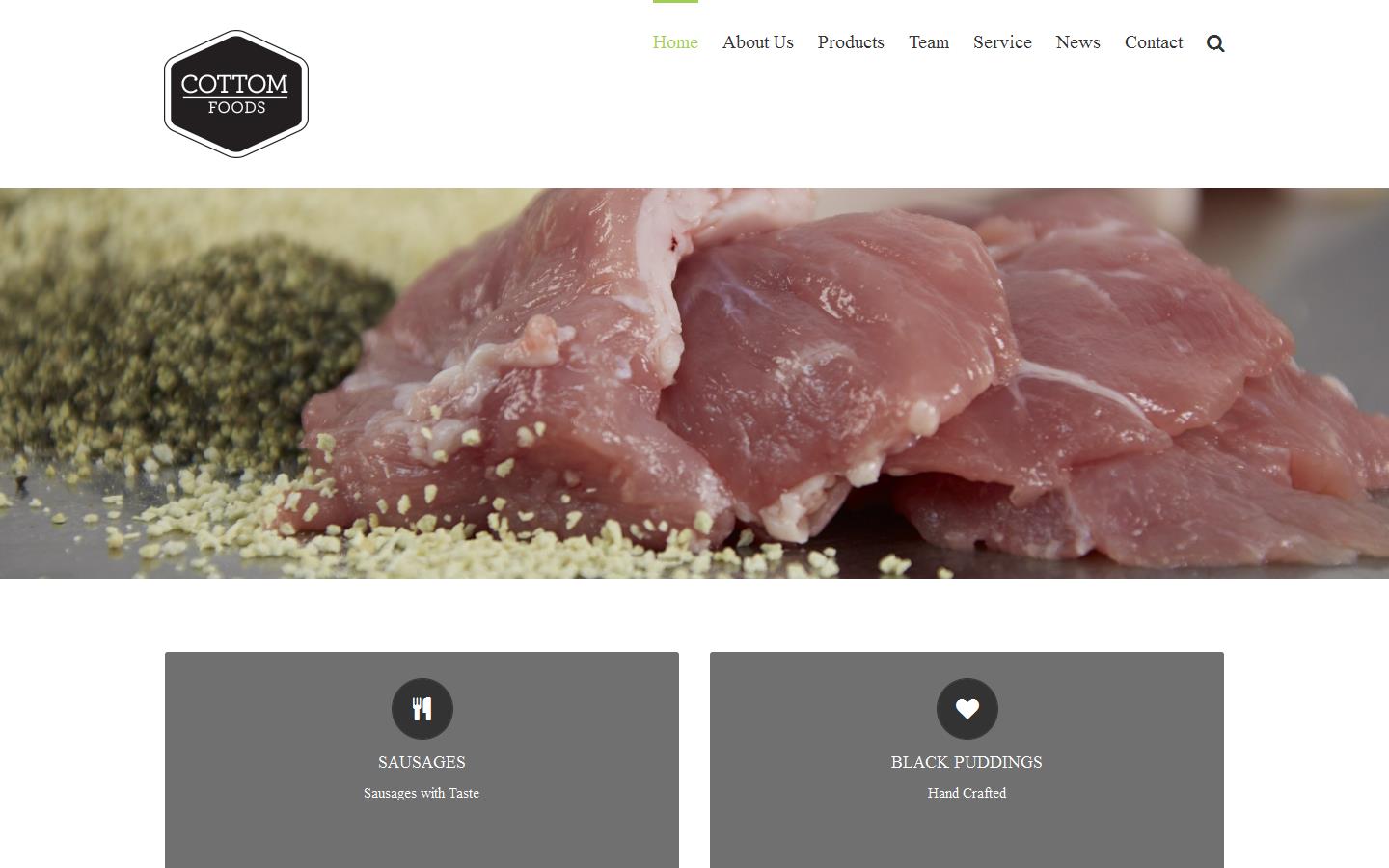 Cottom Foods Ltd Website
