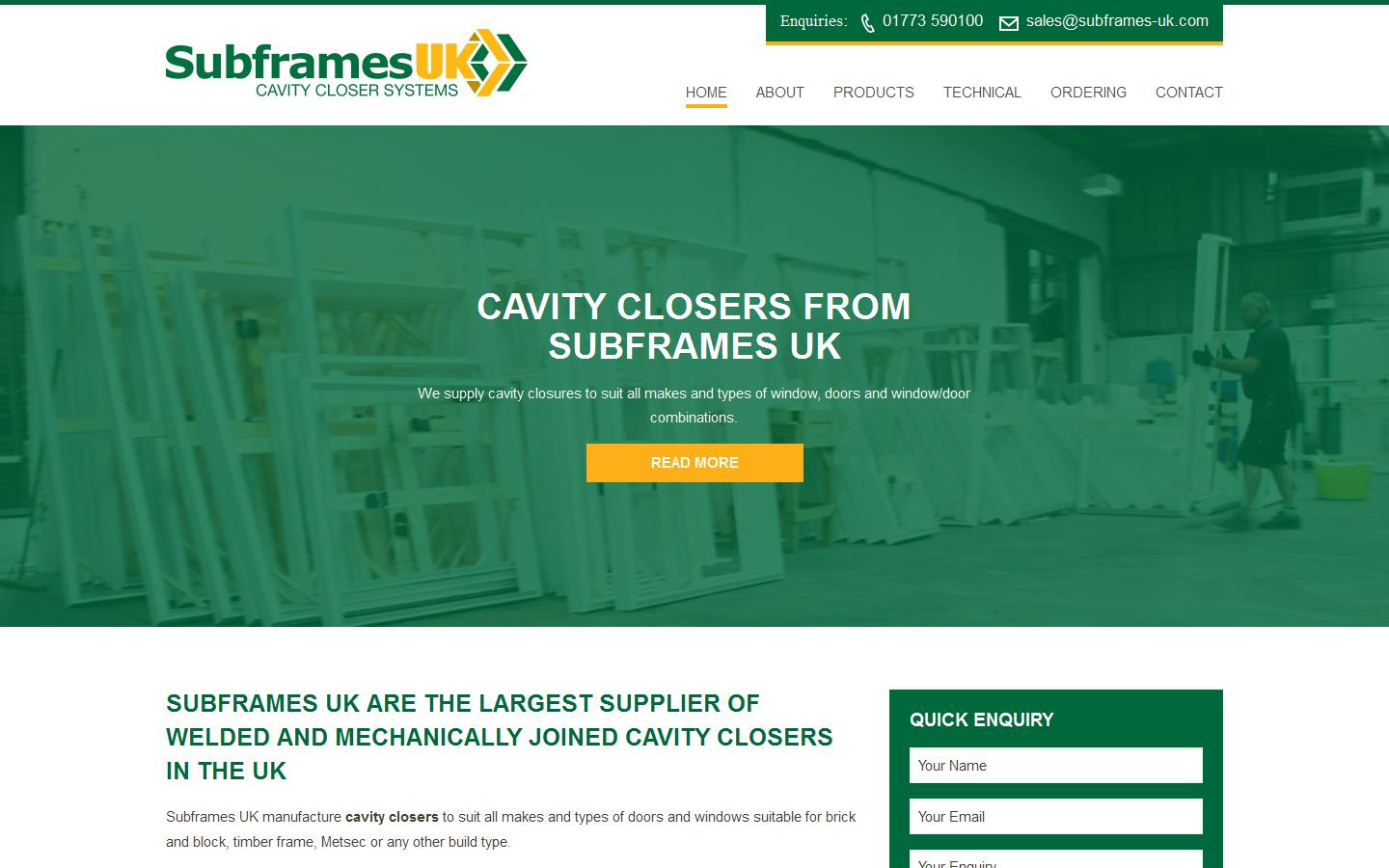 Subframes UK Website