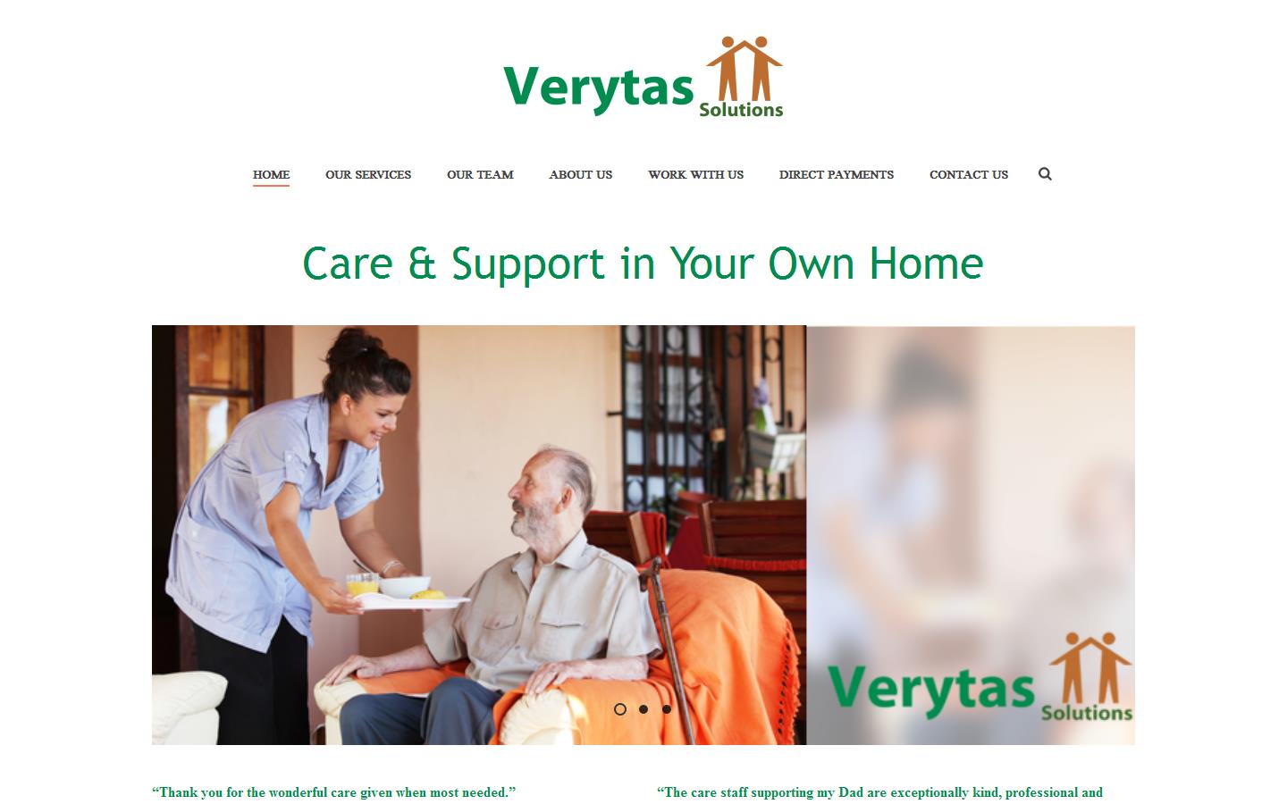 Verytas Solutions Website