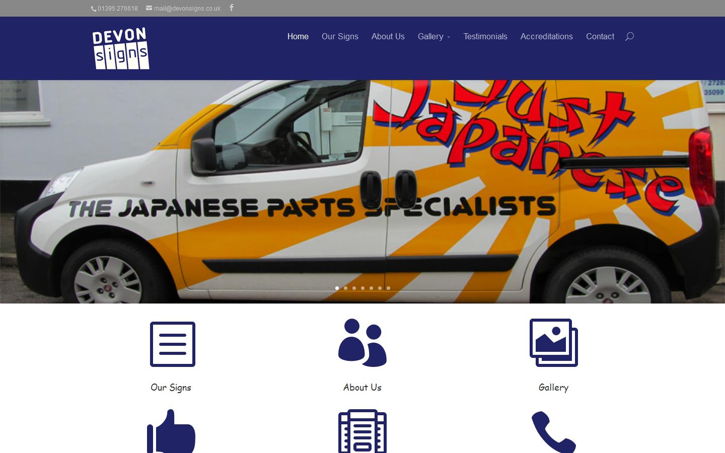 Devon Signs Website