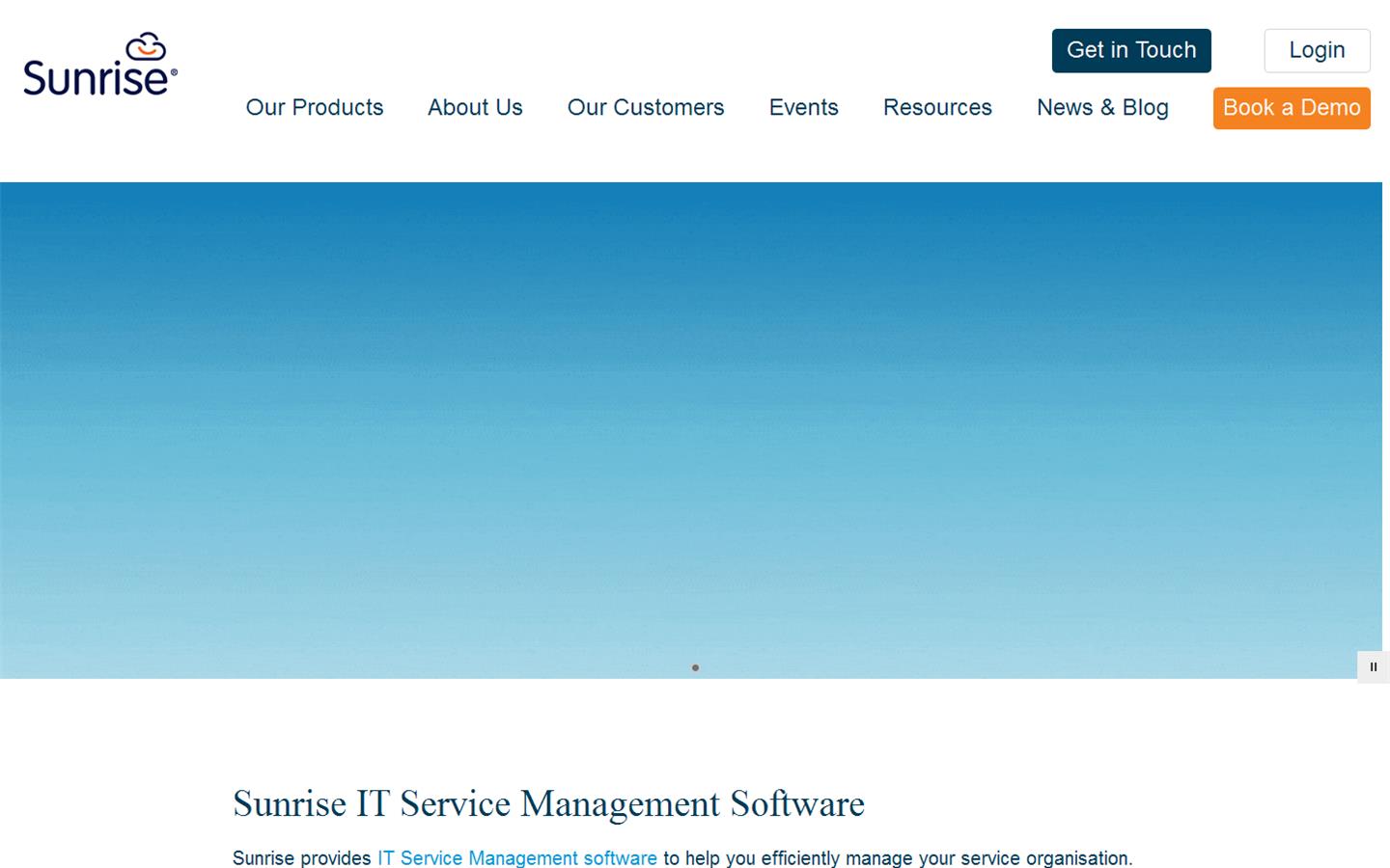 Sunrise Software Ltd Website