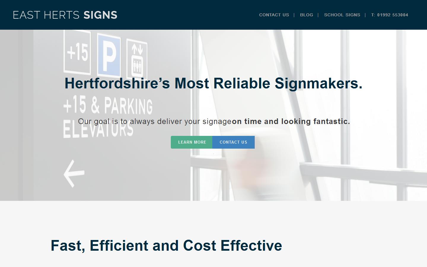 East Herts Signs & Engravers Website