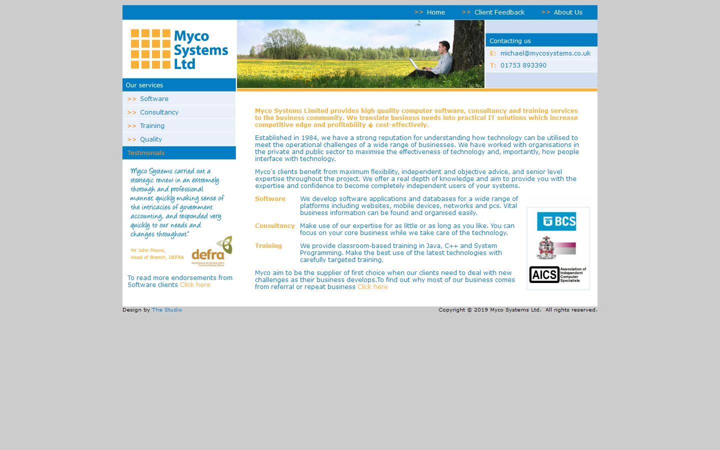 Myco Systems Ltd Website