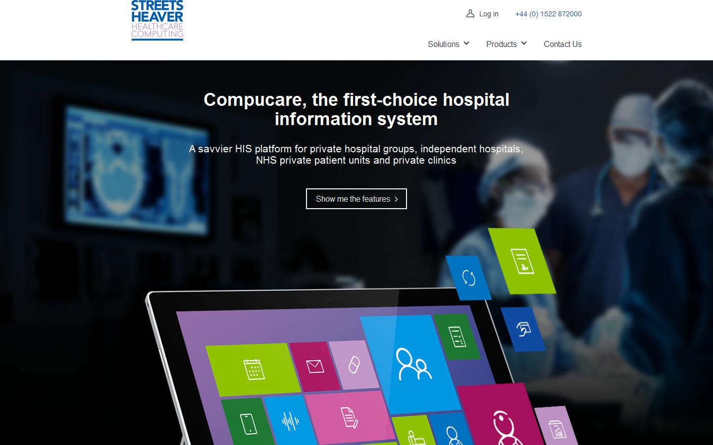 Streets Heaver Healthcare Computing Website