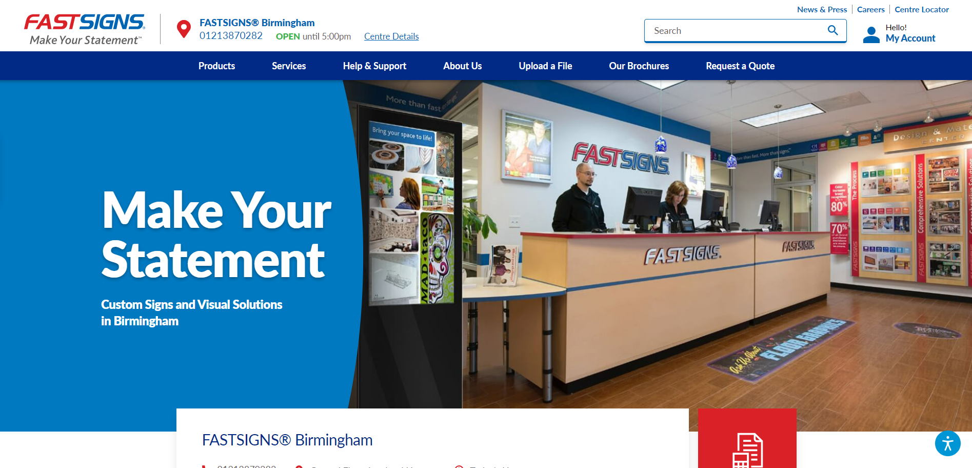 Fastsigns Birmingham Ltd Website