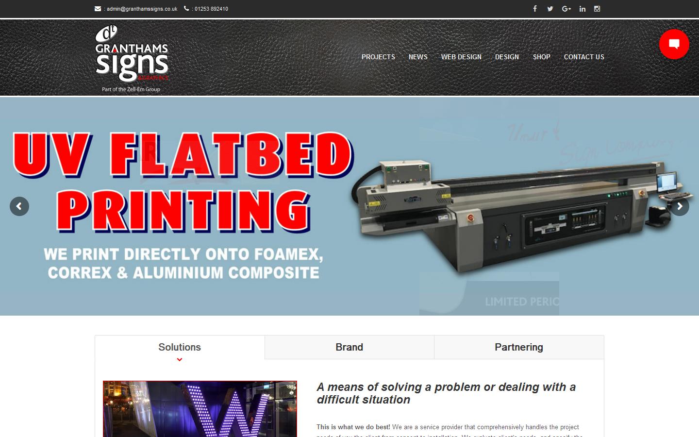 Granthams Signs Website