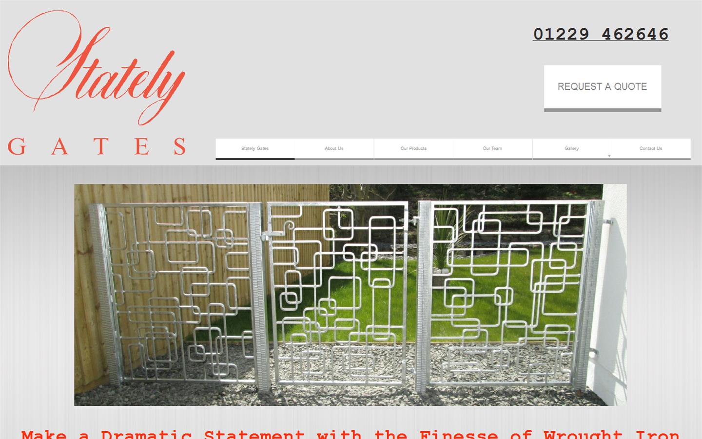 Stately Gates Website
