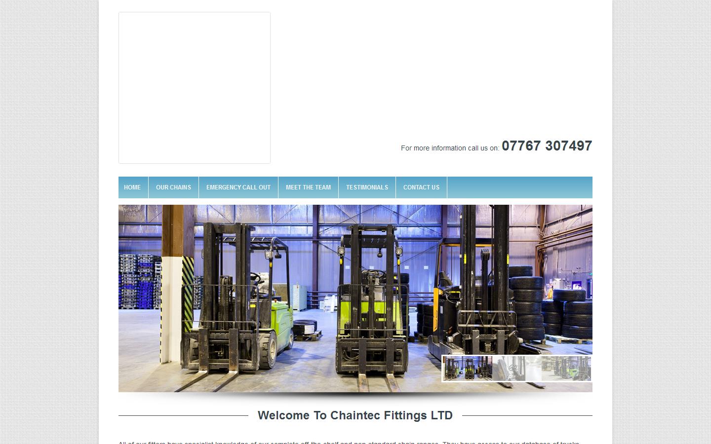 Chaintec Fittings Ltd Website