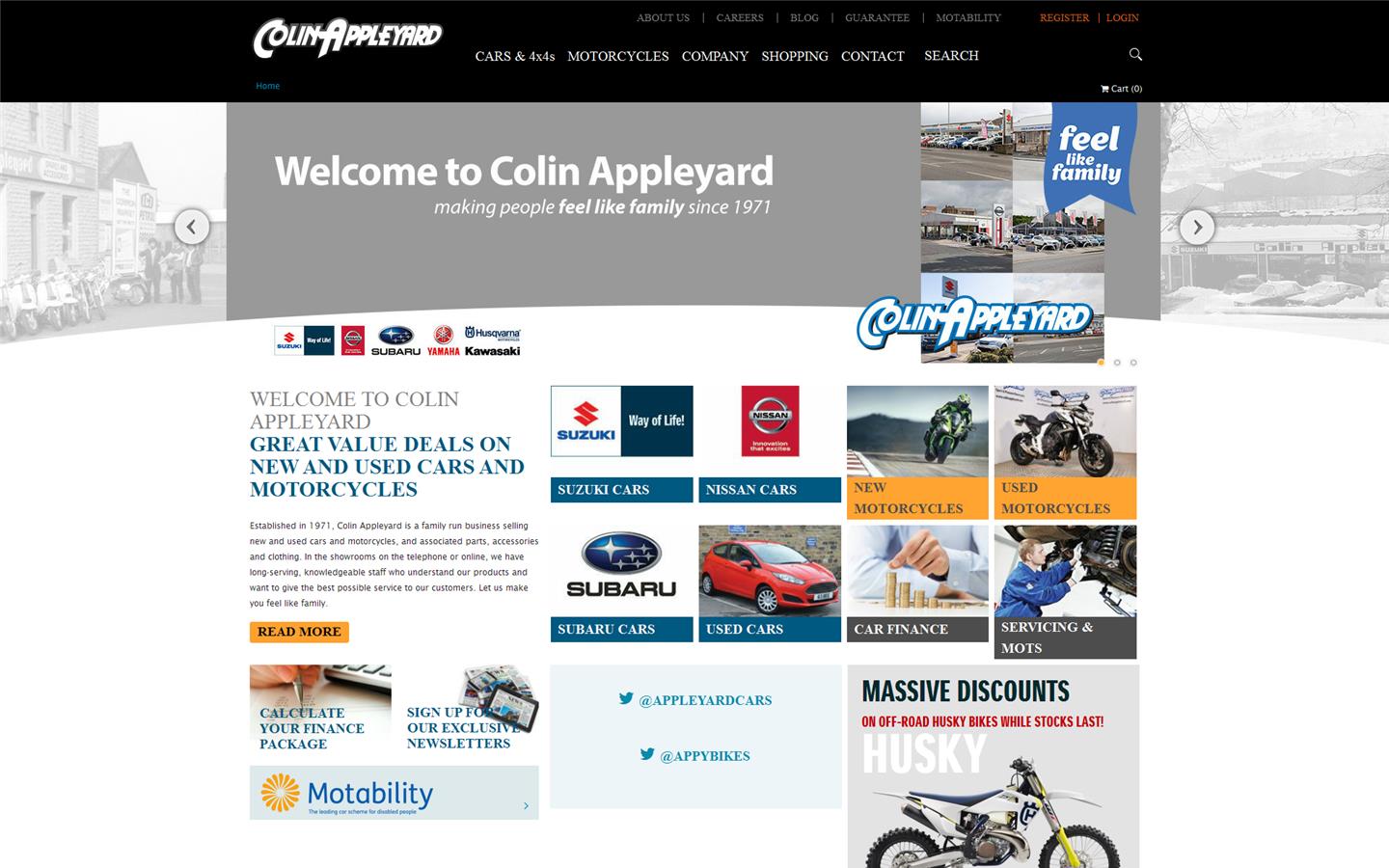 Colin Appleyard Website