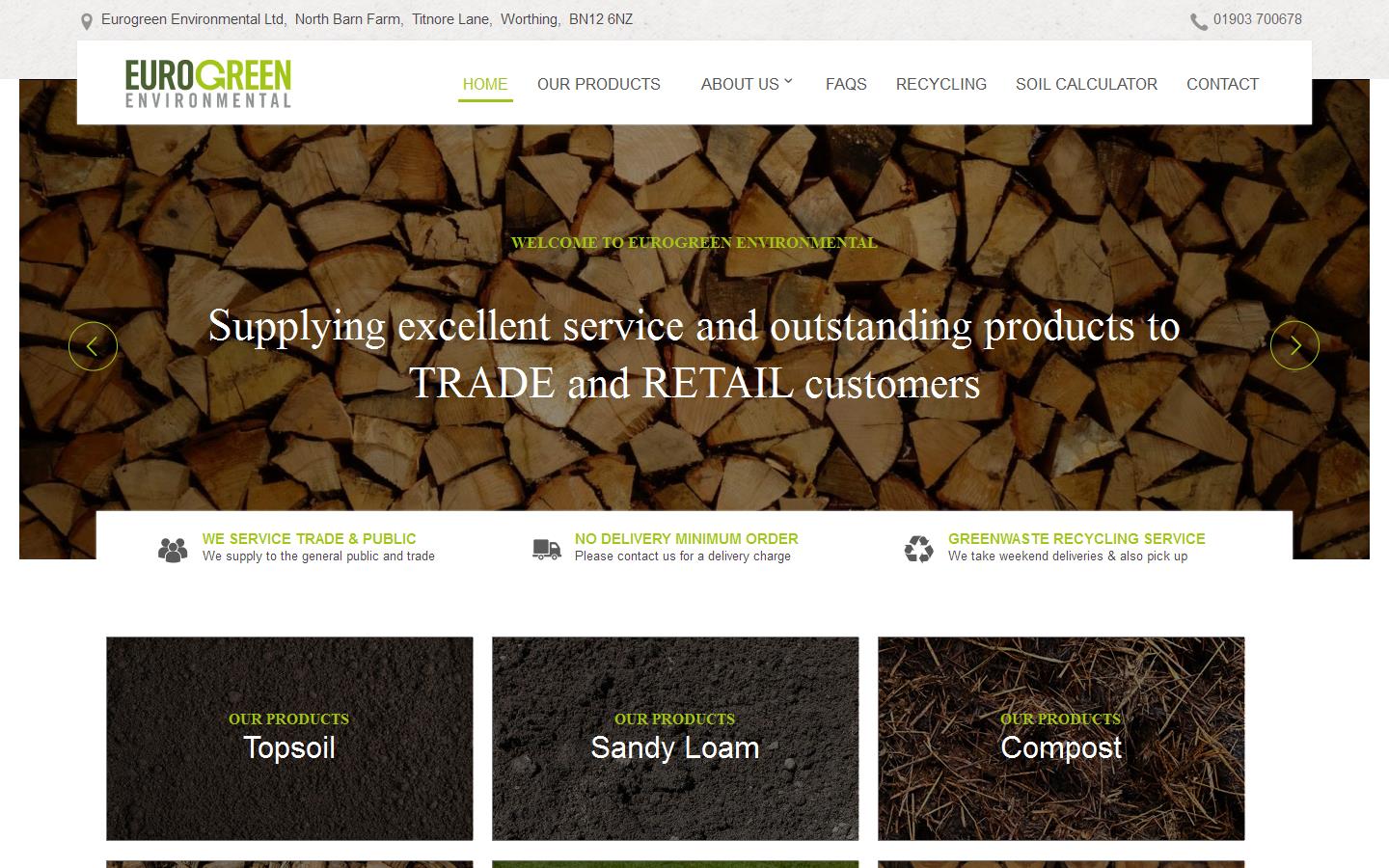 Eurogreen Environmental Ltd Website