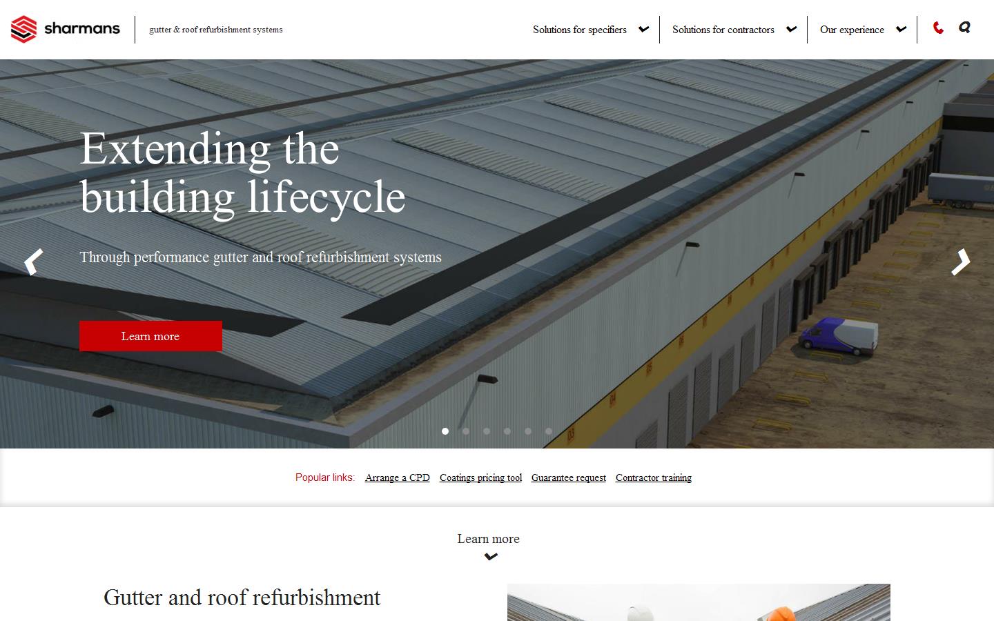 H D Sharman Gutterline Website