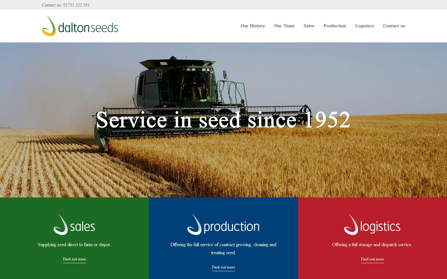 Dalton Seeds Website