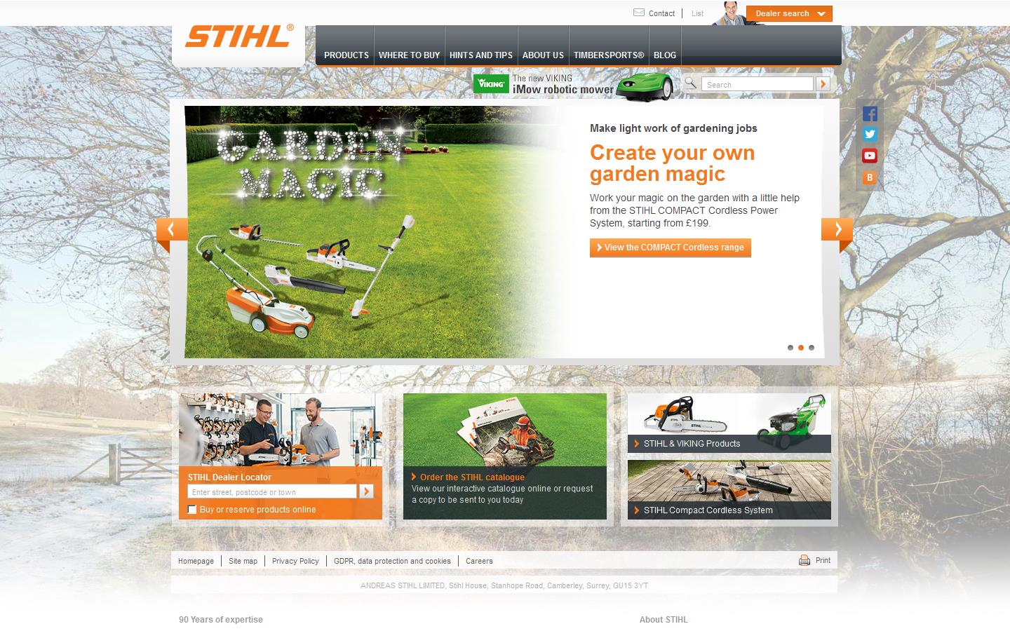 Stihl Website