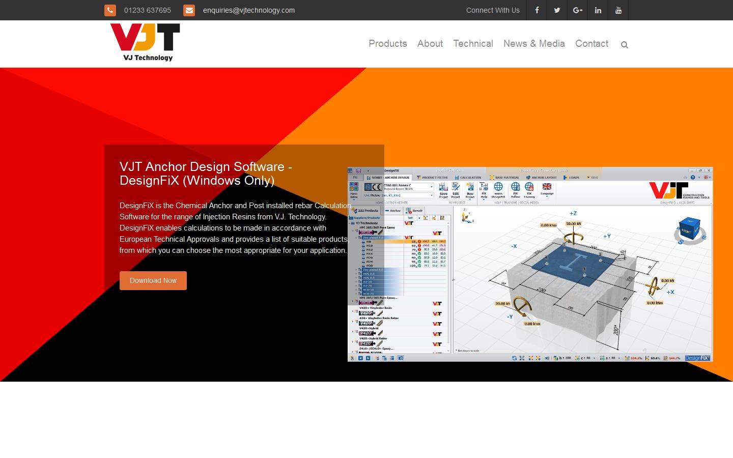 V J Technology Ltd Website