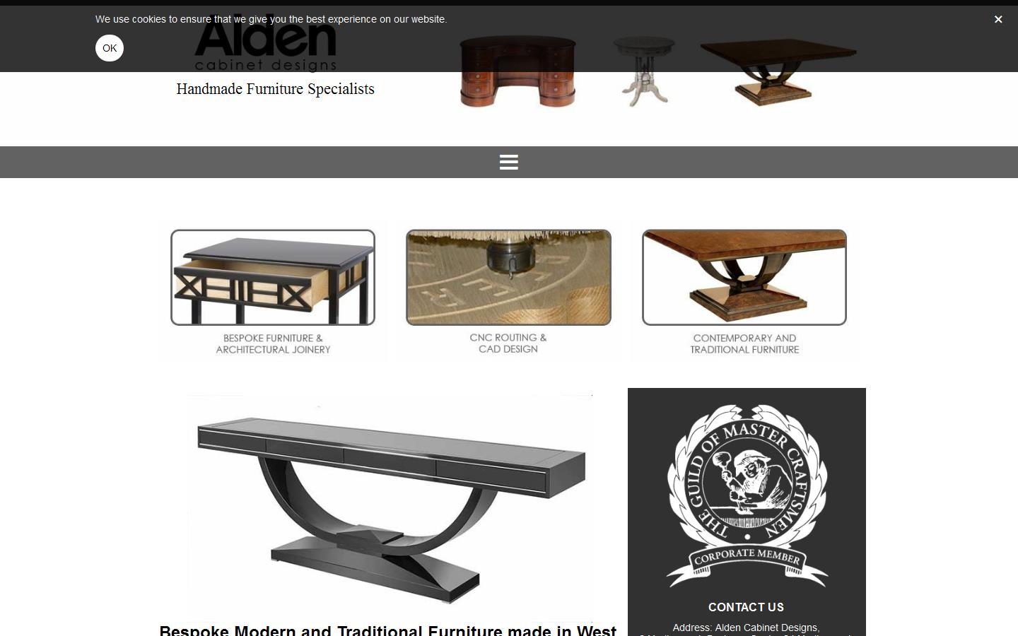 Alden Cabinet Designs Website