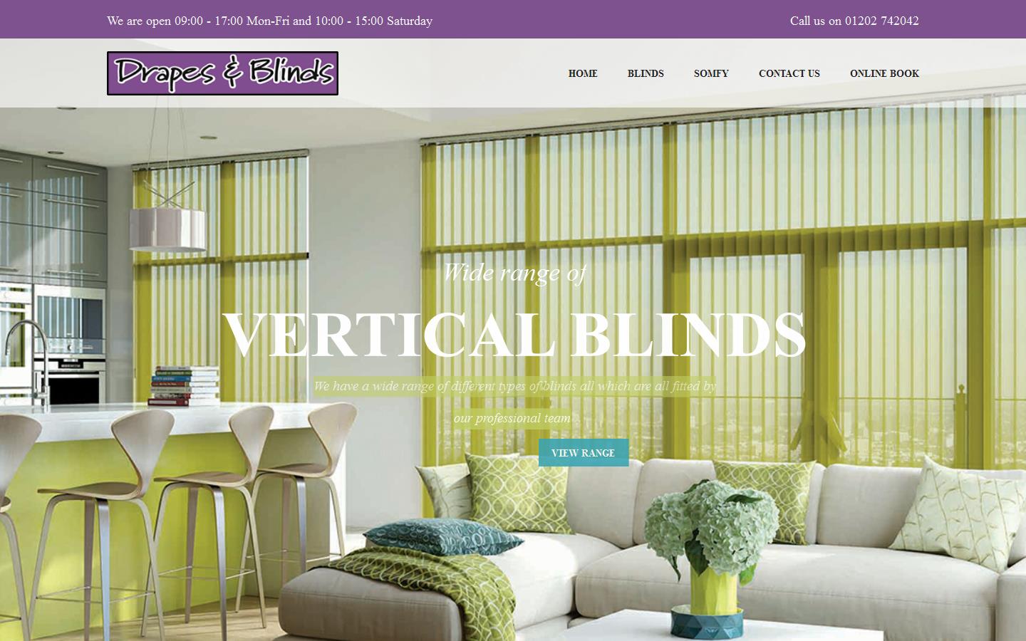 Drapes & Blinds Website