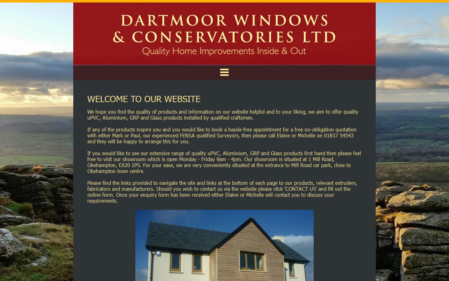Dartmoor Windows & Conservatories Ltd Website