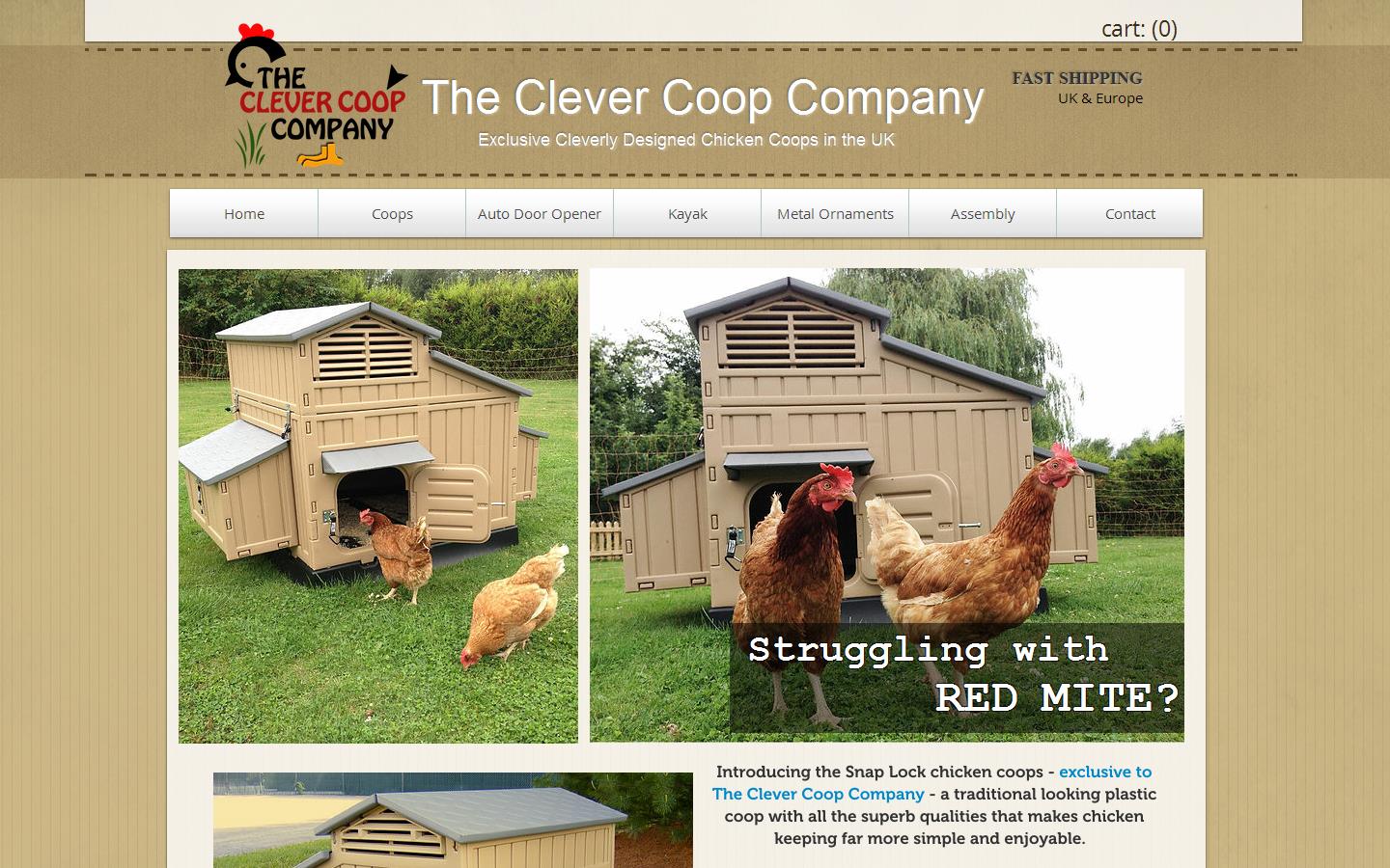 The Clever Coop Company Website