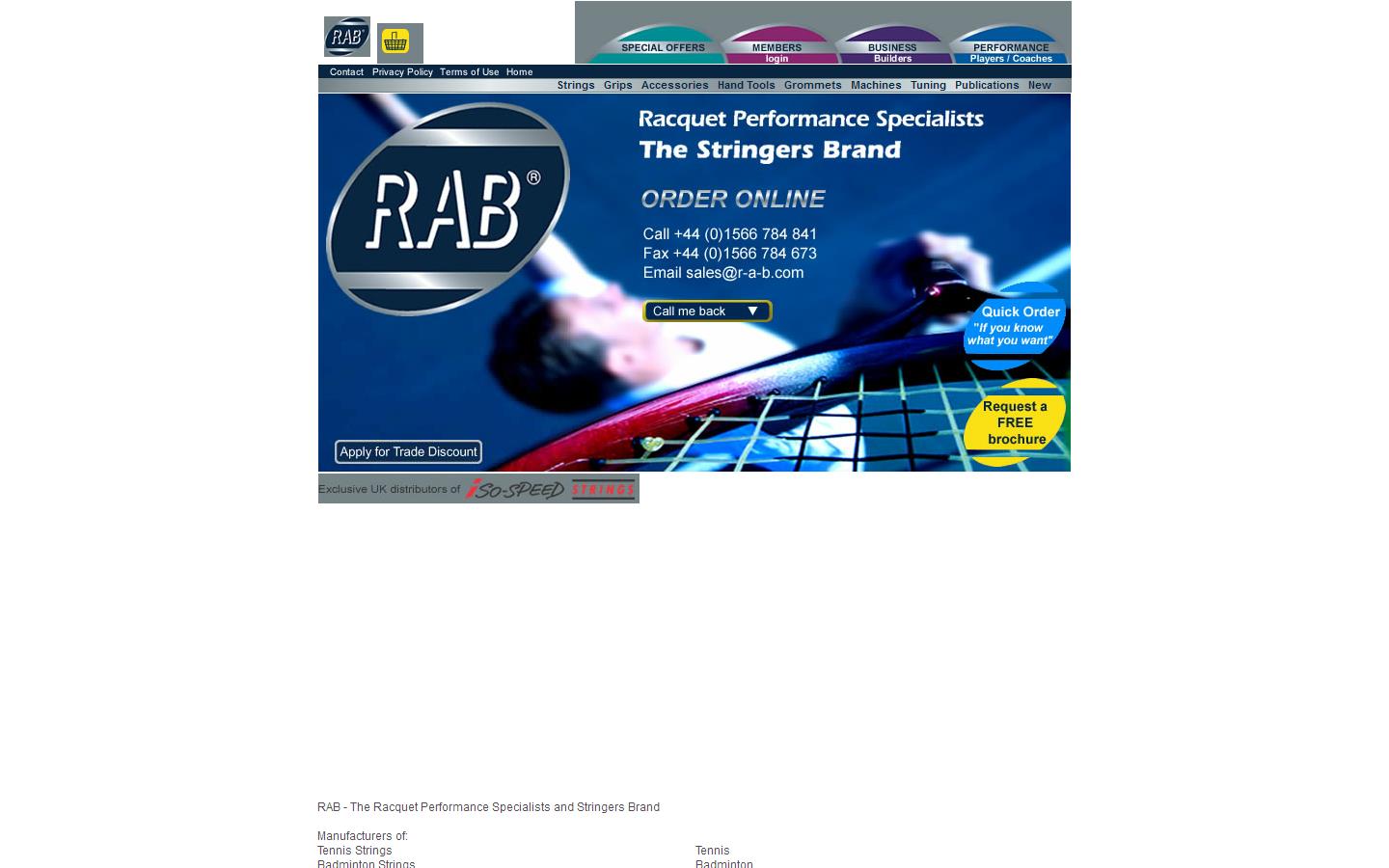 R A B Enterprises Website
