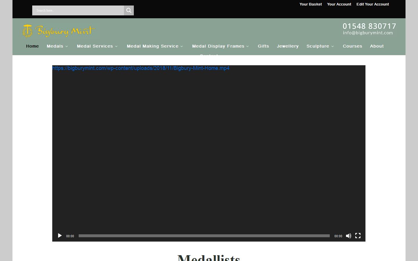 Bigbury Mint Website